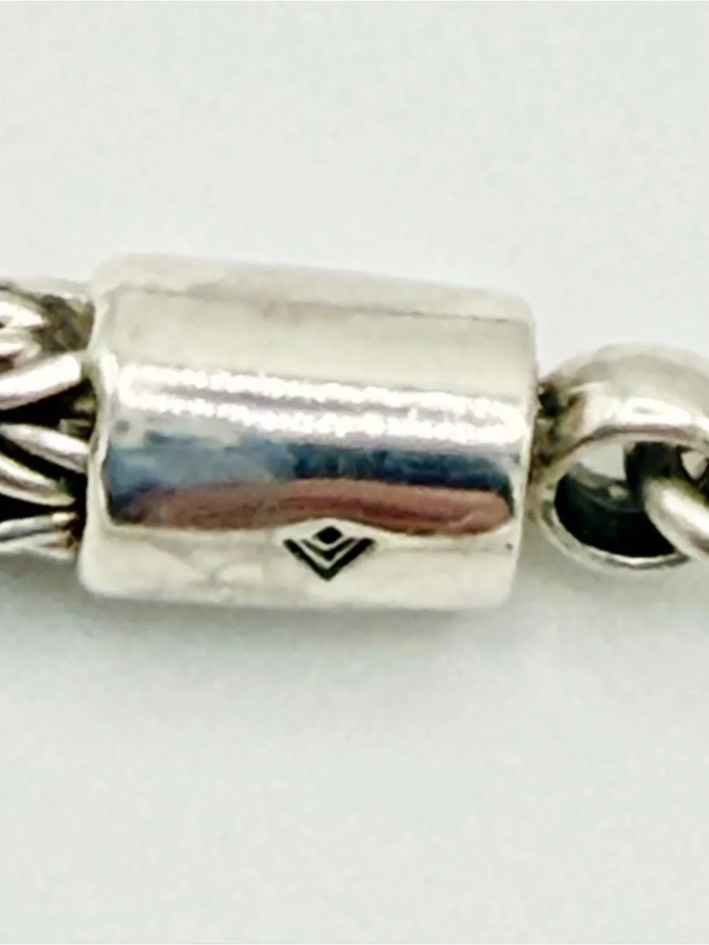 Silpada Rare HTF Sterling Silver Thick 17” Wheat Collar Chain w/Lobster Claw
